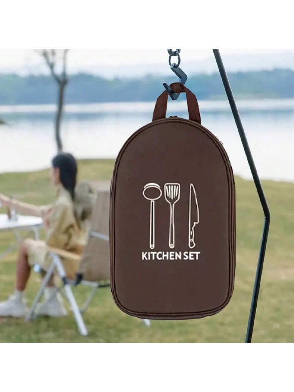 Camping Cooking Utensils Storage - Outdoor Camping Kochgeschirr Lagerung Tasche Kochen