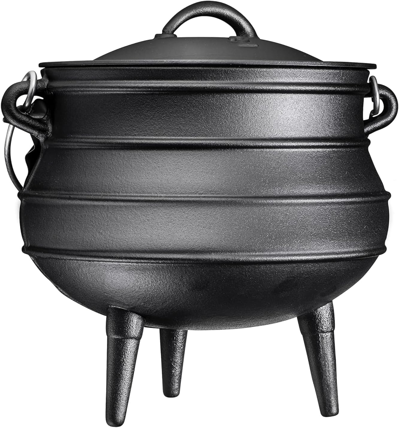 Camp Dutch Oven Cast - 12-Liter Gusseisen-Dutch-Oven-Kessel – Camping-Kochgeschirr mit Deckel