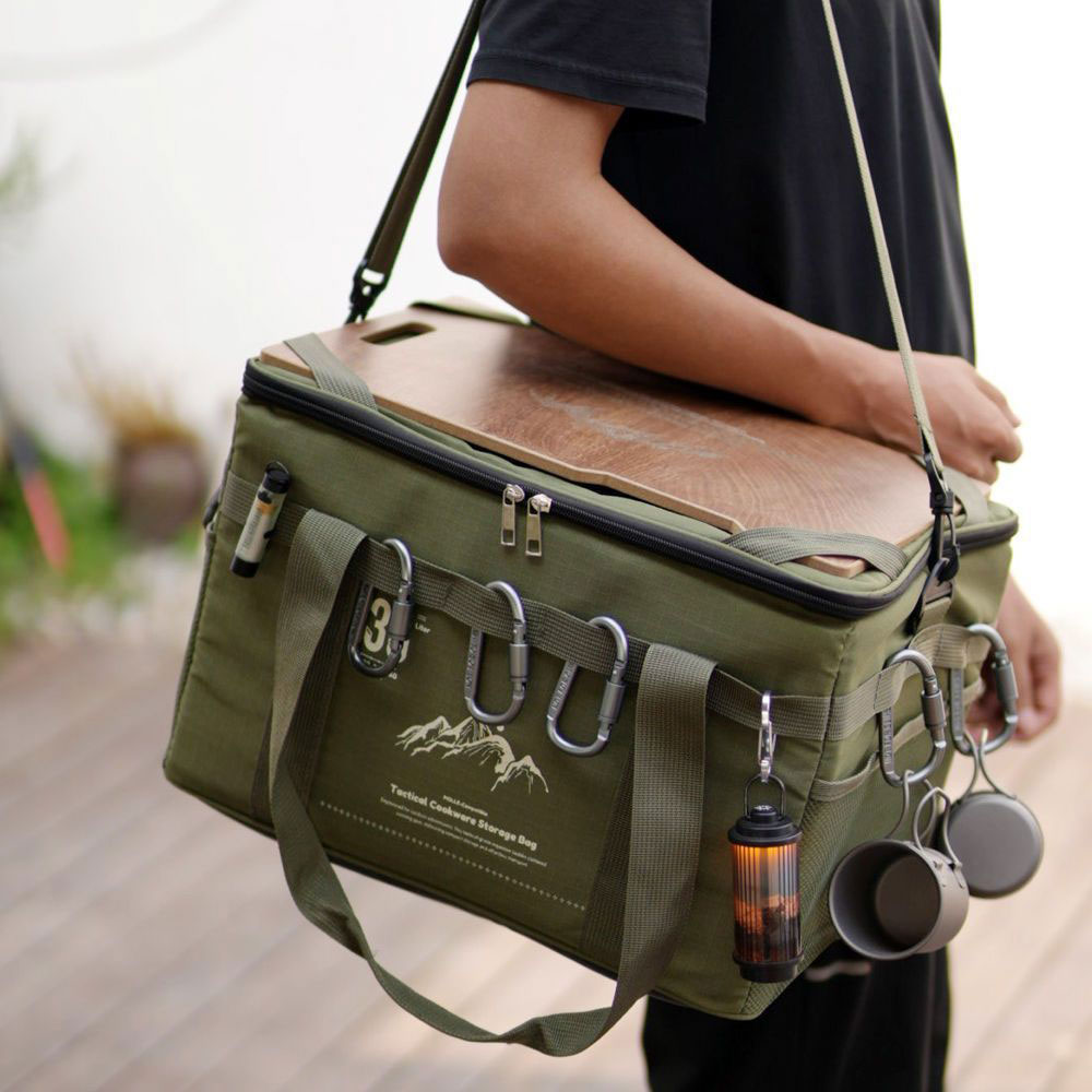 Camping Cooking Rack - 36L Tactics Picknicktasche, wasserdichter Reise-Organizer, Thermopackung