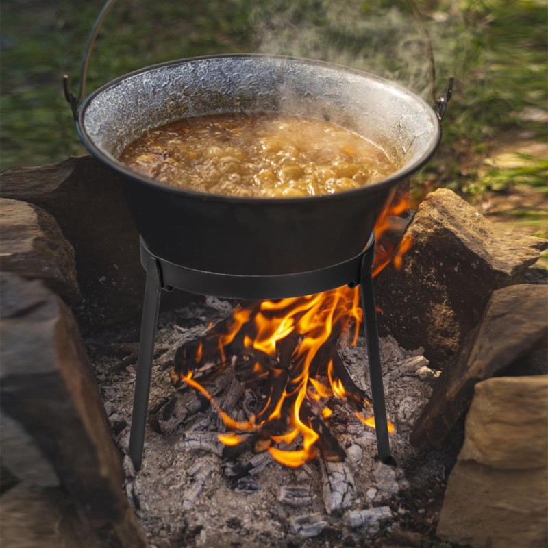 Camp Dutch Oven Cast - 【Großer Ausverkauf!】 Klappbarer Camping-Dreifußgrill, Kochständer für