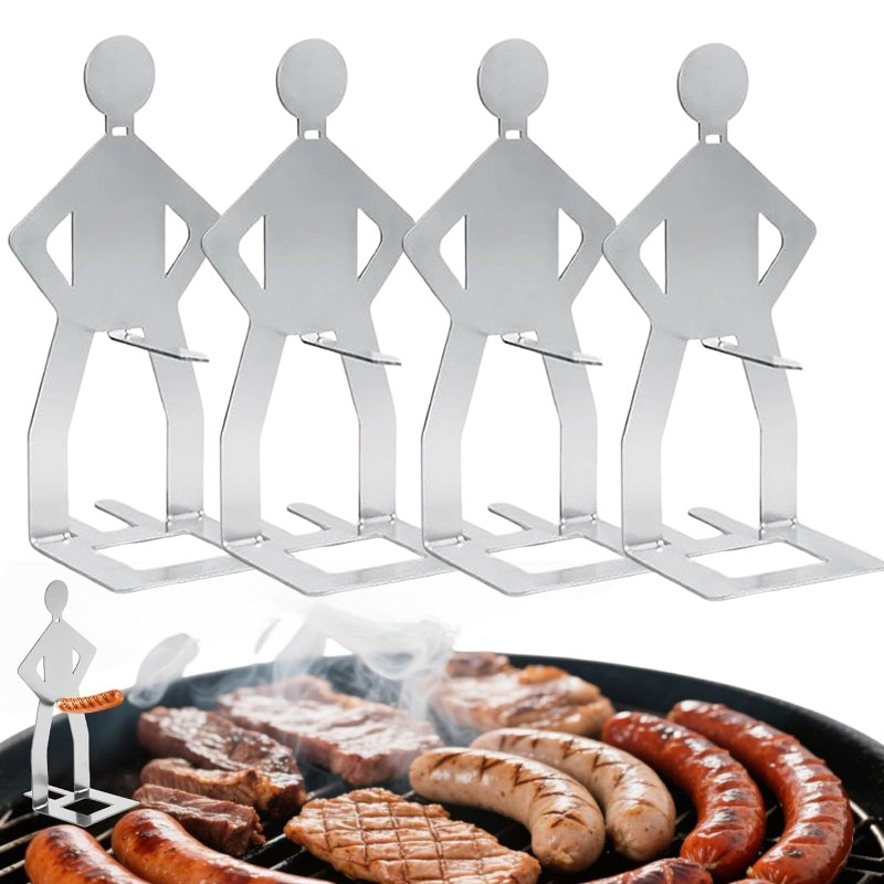Camping Cooking Fuel - Camping-Zubehör 304 Edelstahl BBQ Strongman Wursthalter