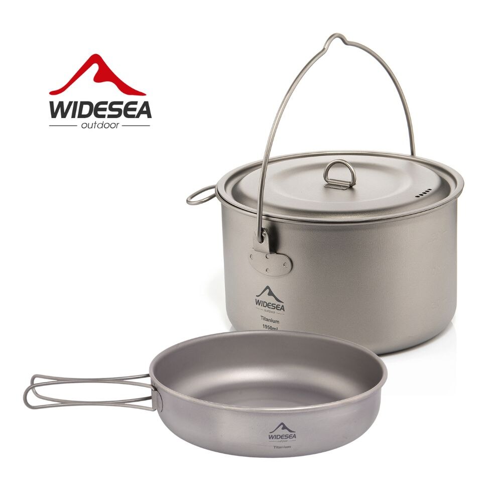 Camping Cooking Recipes - Wideea Camping Geschirr Titan Kochgeschirr Set