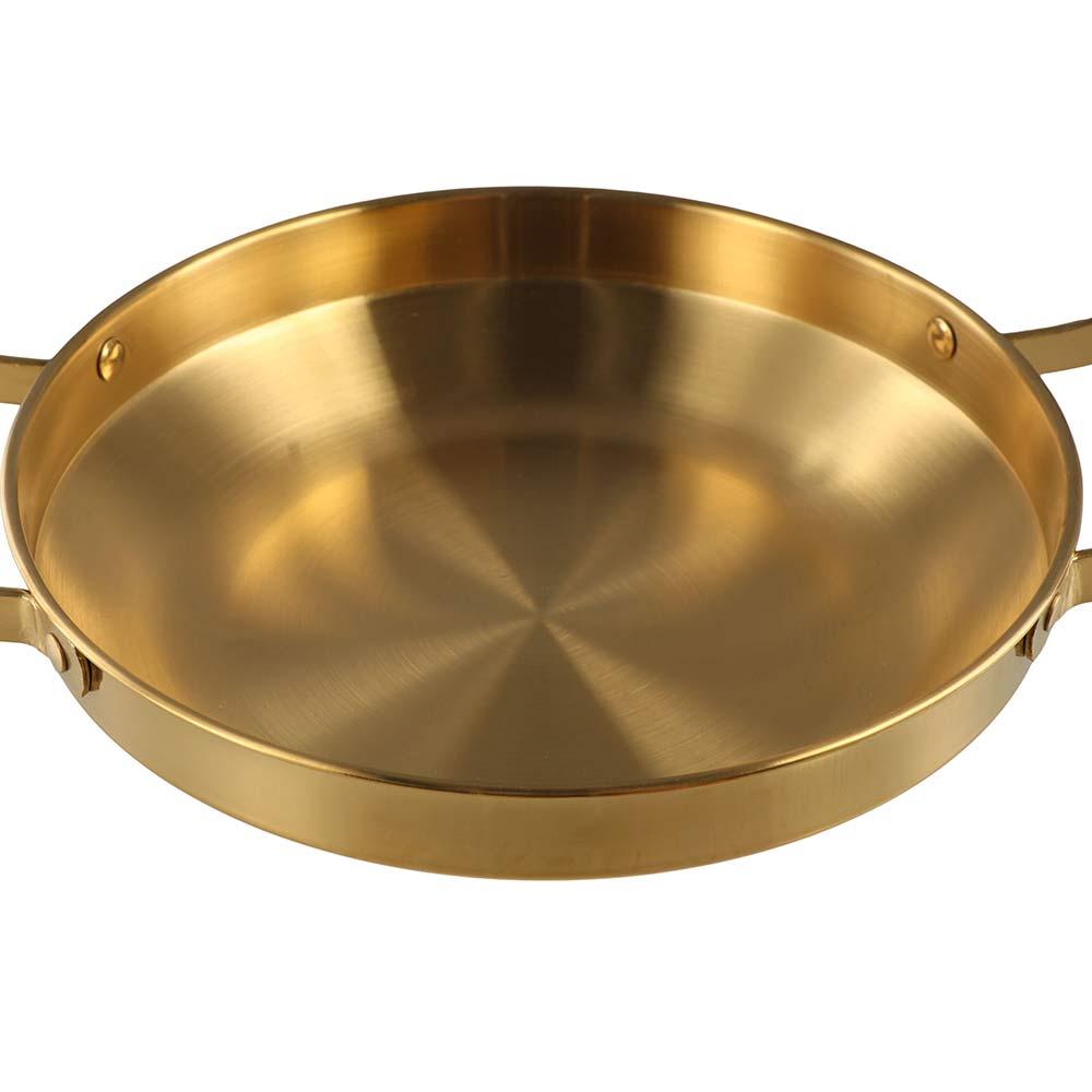 Camping Cooking Hot Plate - Langlebige Grillplatte, Bratpfanne, Salatschüssel, Edelstahl, Trockentopf,