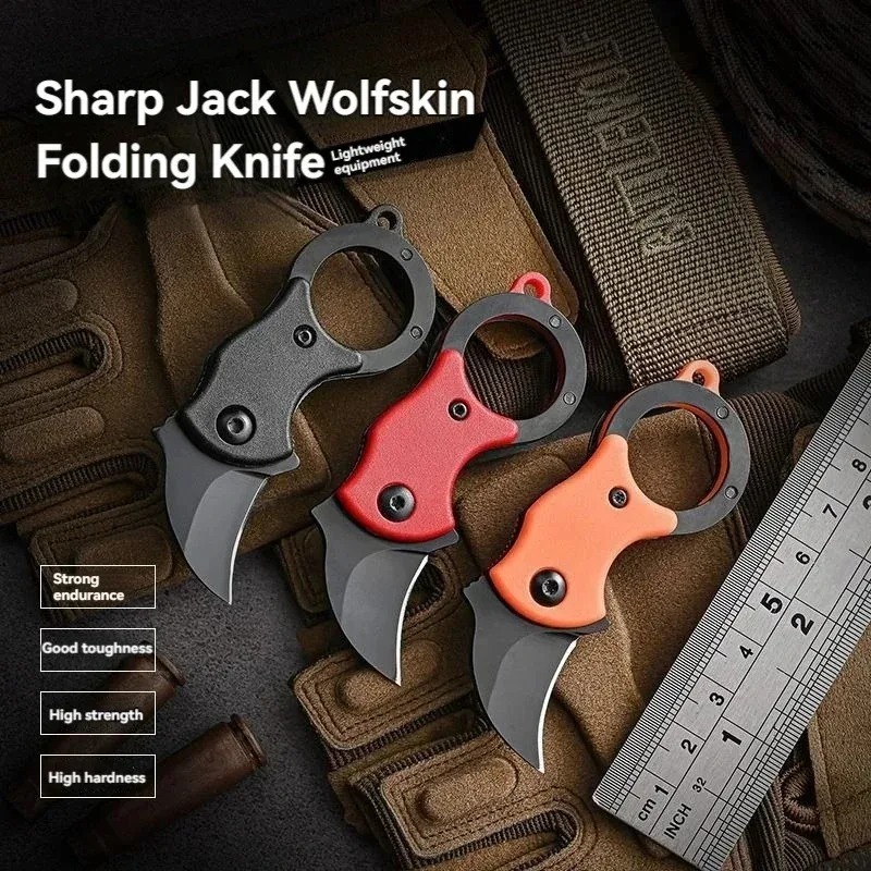 Camping Cooking Knife - Mini-Taschenmesser aus Edelstahl, Camping-Messer, kleines tragbares