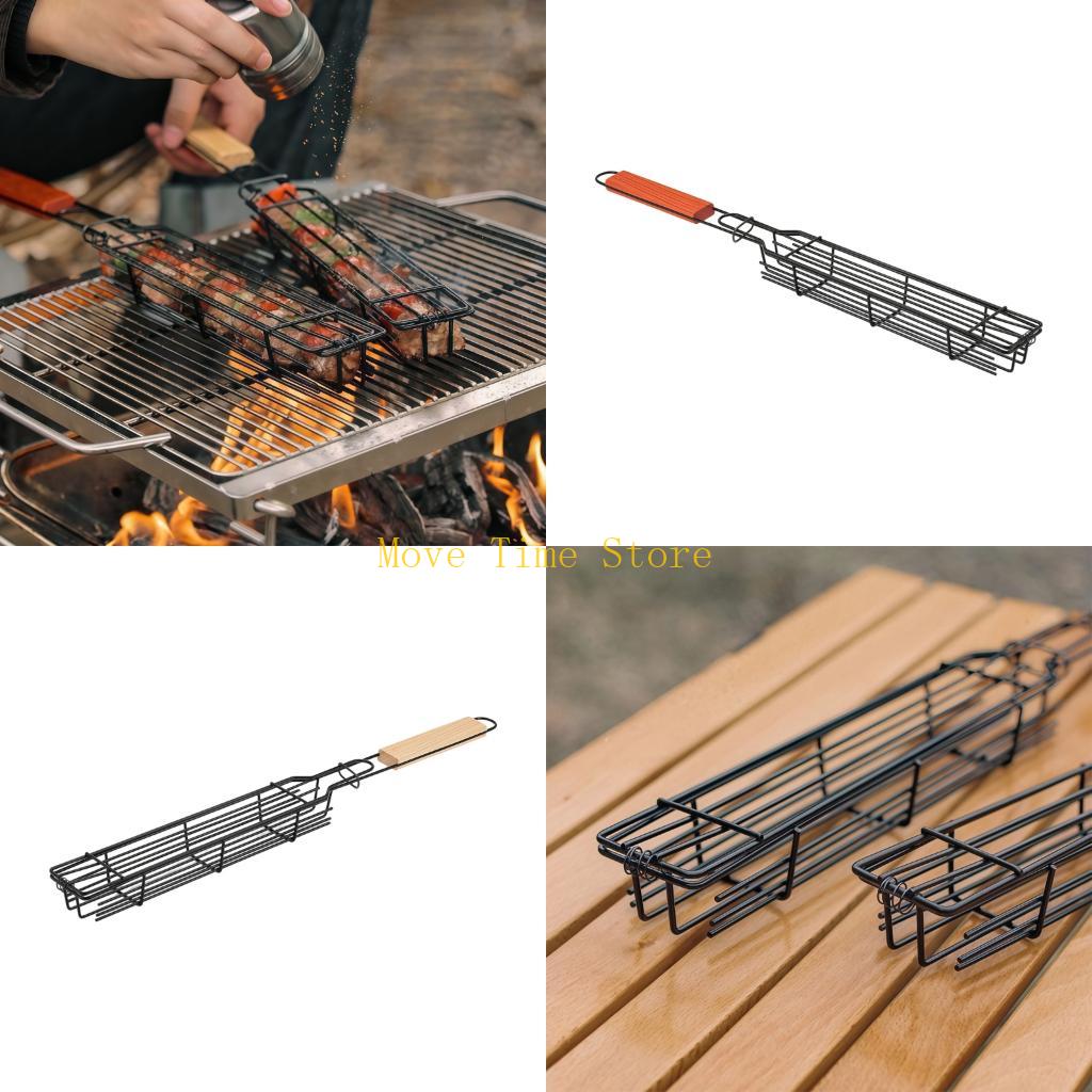 Camping Cooking Vegetables - 92ME schwerer Grillrost aus Eisengeflecht mit