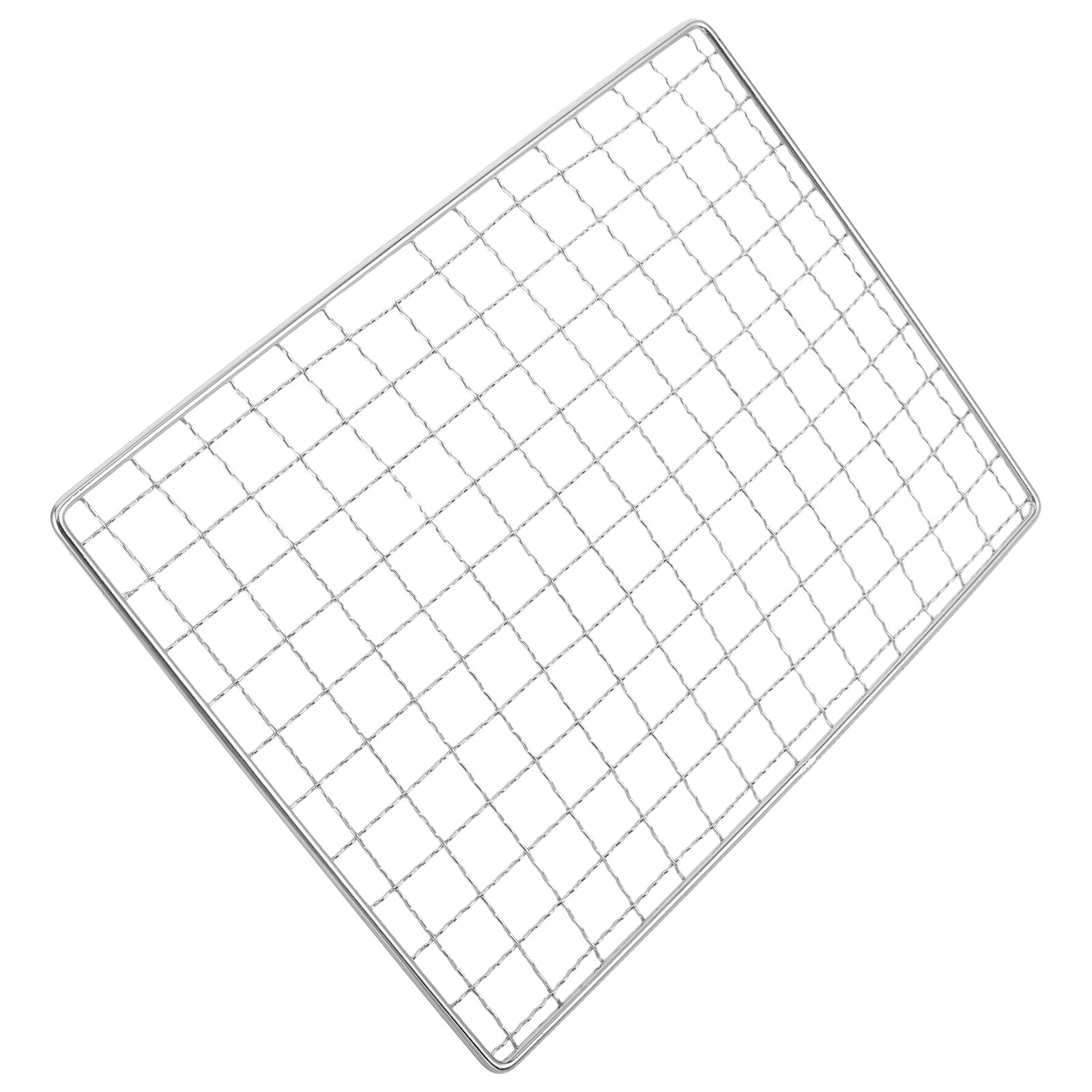 Camping Cooking Mat - Edelstahl-Grillmatte Antihaft-BBQ-Kochdrahtnetz Barbecue-Backmatte für Outdoor-Camping und