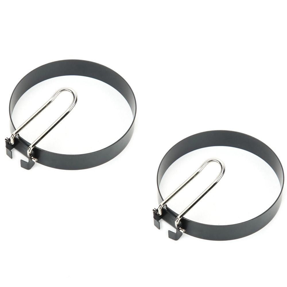 Camping Cooking Ring - 2 Stück Kochutensilien Edelstahl Eierformer 3,5