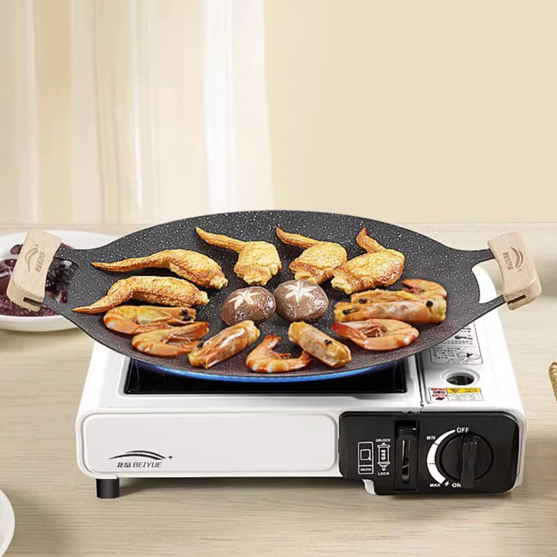 Camping Cooking And Eating - ﻿ 26/30/33CM Outdoor-Camping-Grillpfanne im koreanischen Stil,