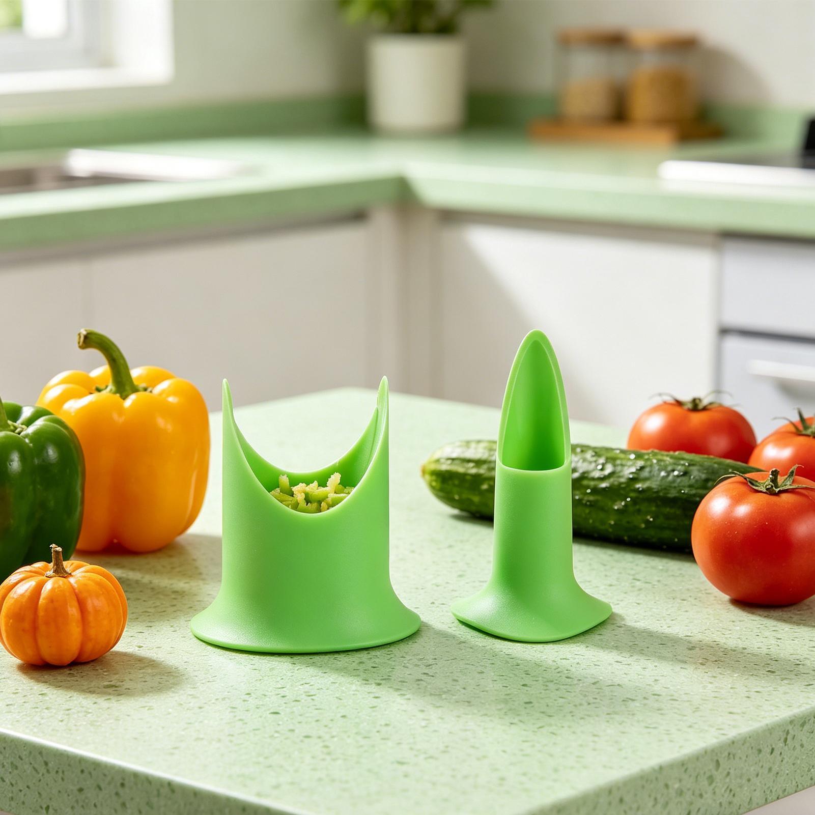 Camping Cooking Vegetables - Pfefferentkerner Praktisches Effizientes Küchengerät Entkernungswerkzeug für