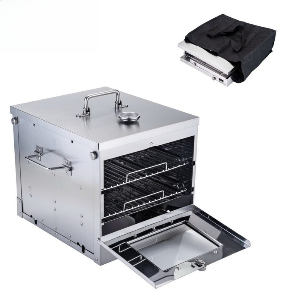 Camping Cooking Area - Outdoor-Camping-Herd, Kochherd aus Edelstahl, visuell sichtbarer,