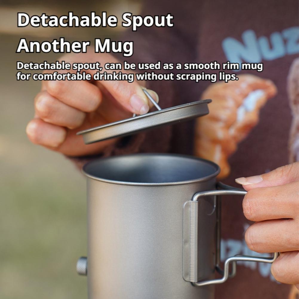 420 ml leichte Titan-Kaffeekan – Camping Cooking Set Lightweight Bewertung und Preis