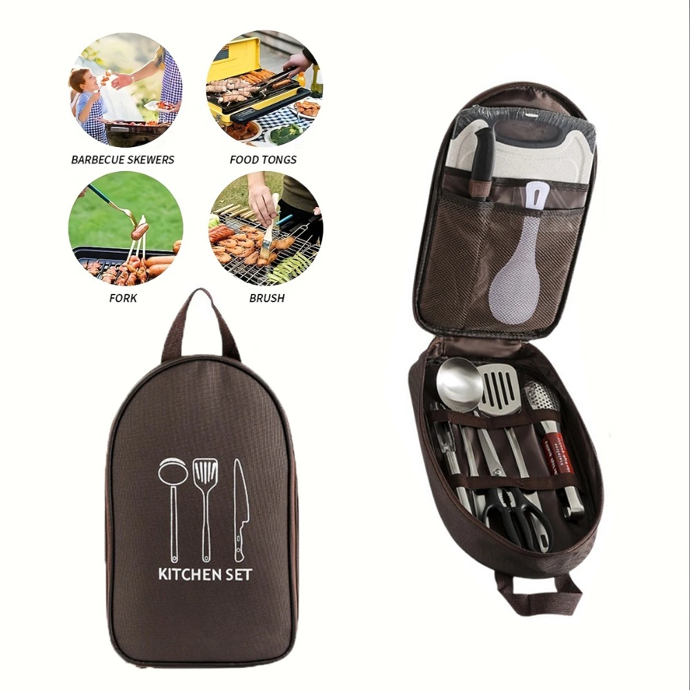 Tragbare Outdoor-Kochtasche, C – Camping Cooking Recipes Bewertung und Preis