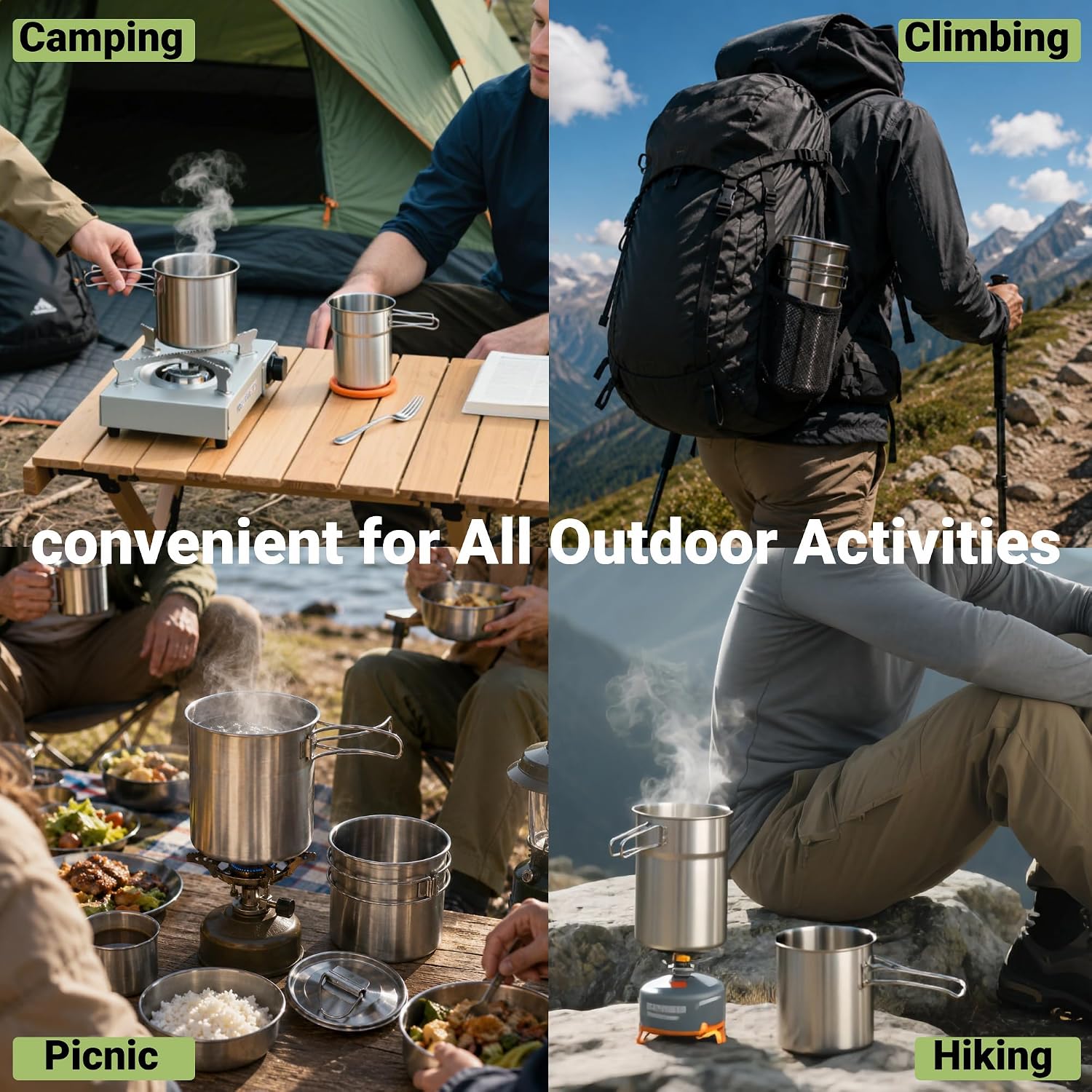 Faltbare Campingbecher, Campin – Camping Cooking And Eating Bewertung und Preis