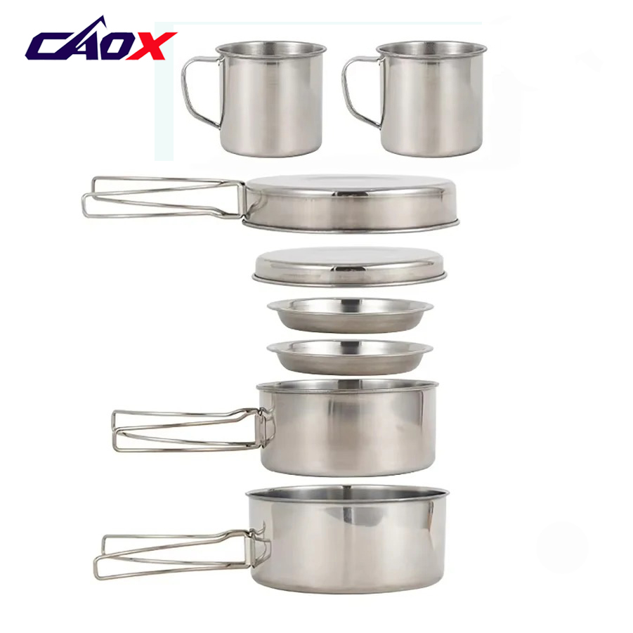 CAOX 8-teiliges Camping-Kochge – Camping Cooking Hot Plate Bewertung und Preis