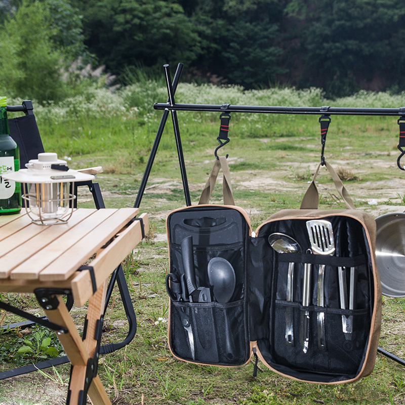 8-teiliges Camping-Kochgeschir – Camping Cooking Rack Bewertung und Preis