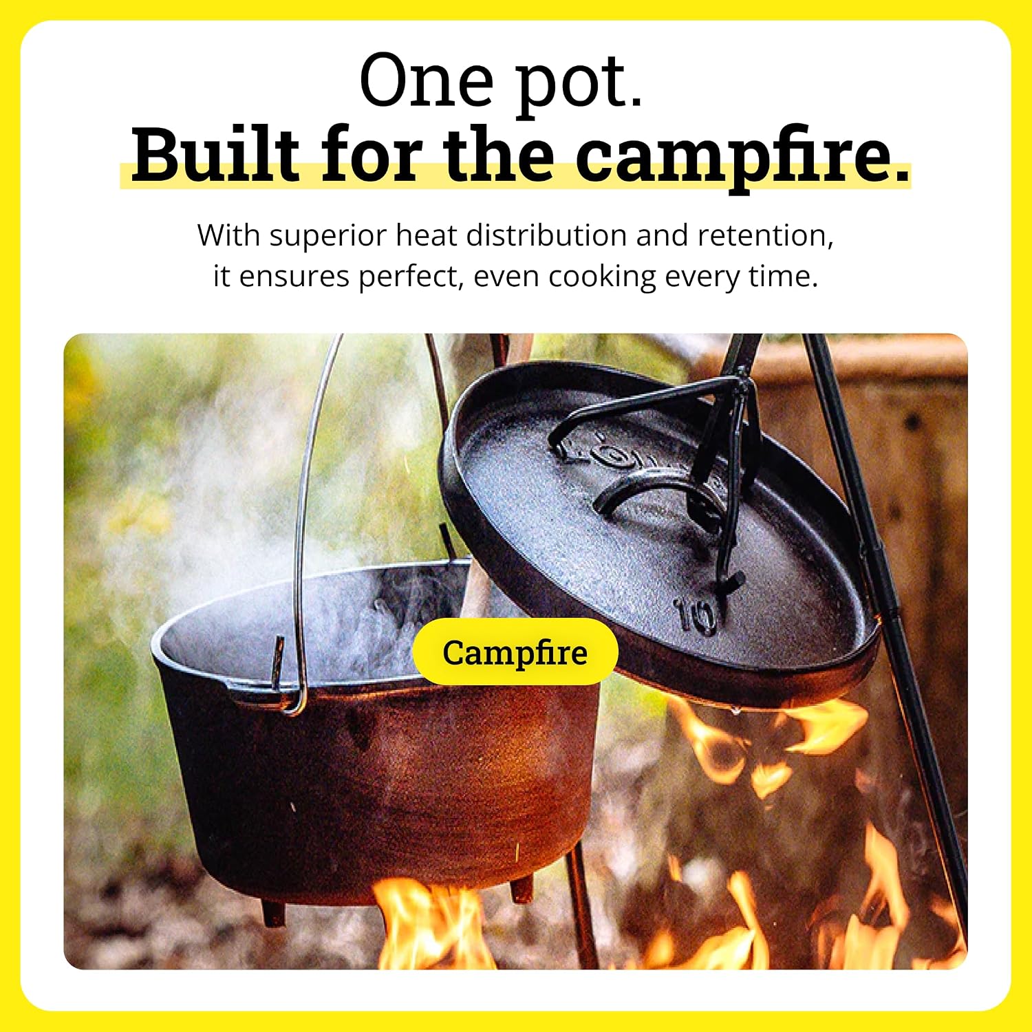 Camp Dutch Oven - Voreingebran – Camp Dutch Oven Cast Bewertung und Preis