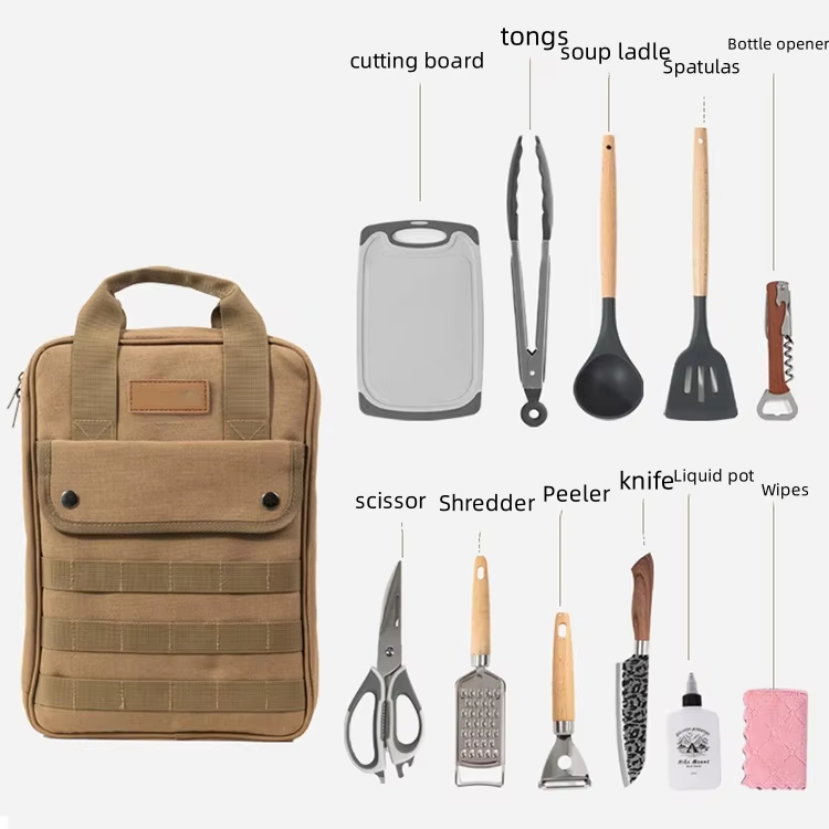 Camping-Kochutensilien-Set, 12 – Camping Cooking Set With Bag Bewertung und Preis