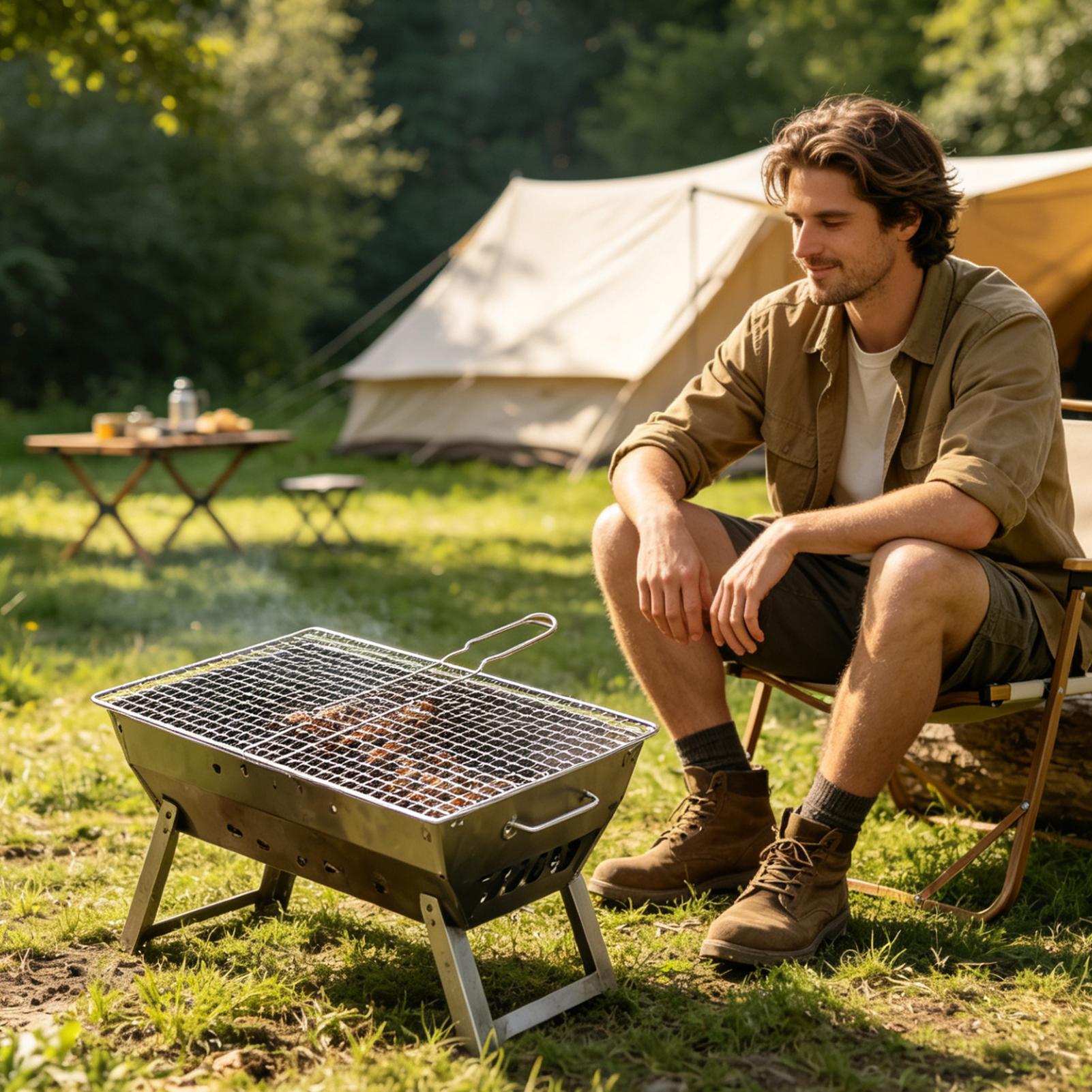 Gemüse-Grillkorb, großes tragb – Camping Cooking Vegetables Bewertung und Preis