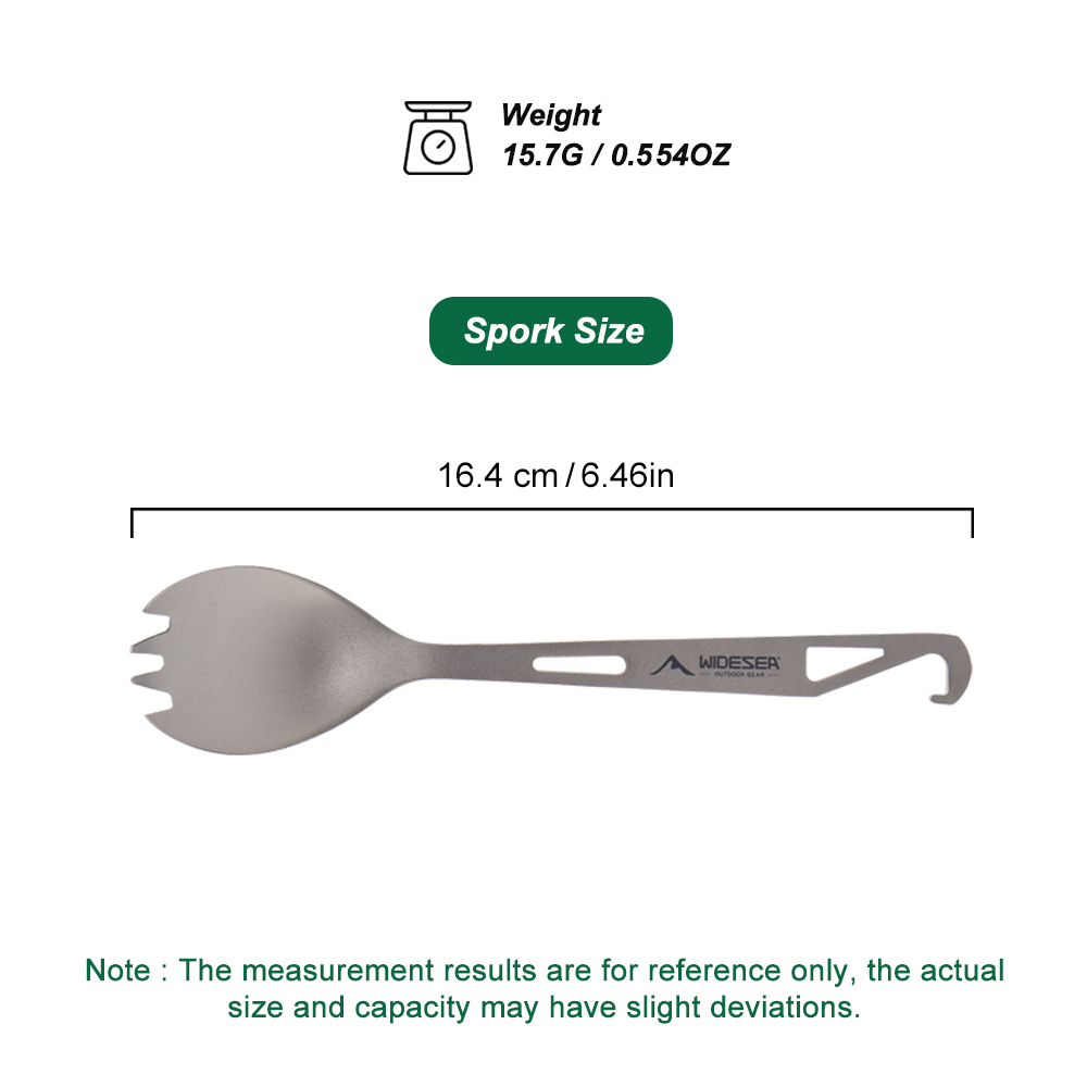 Widesea Camping-Kochset, Spork – Camp Spork Set Bewertung und Preis