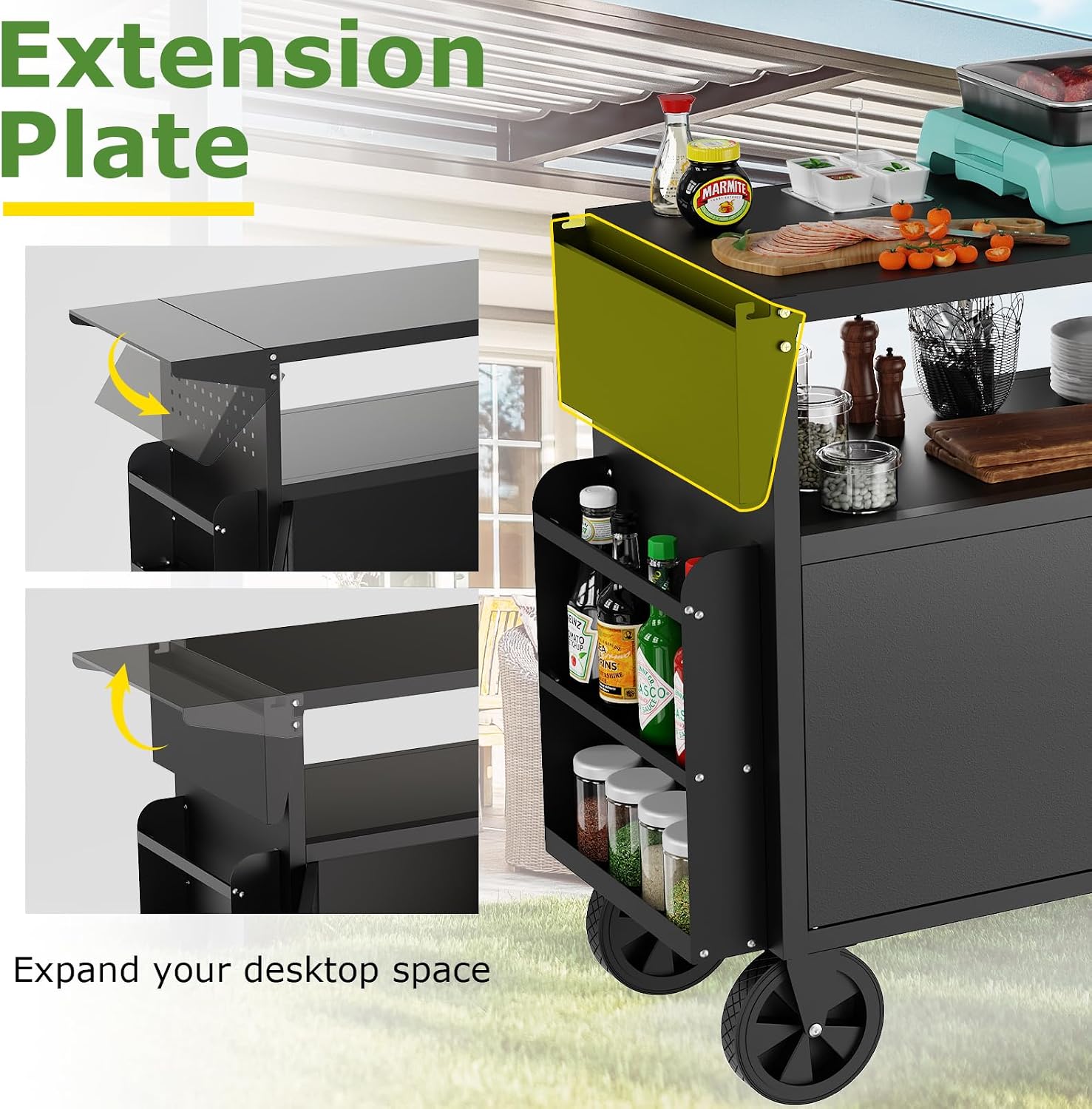 Outdoor-Grillwagen mit Staurau – Camping Cooking Area Bewertung und Preis