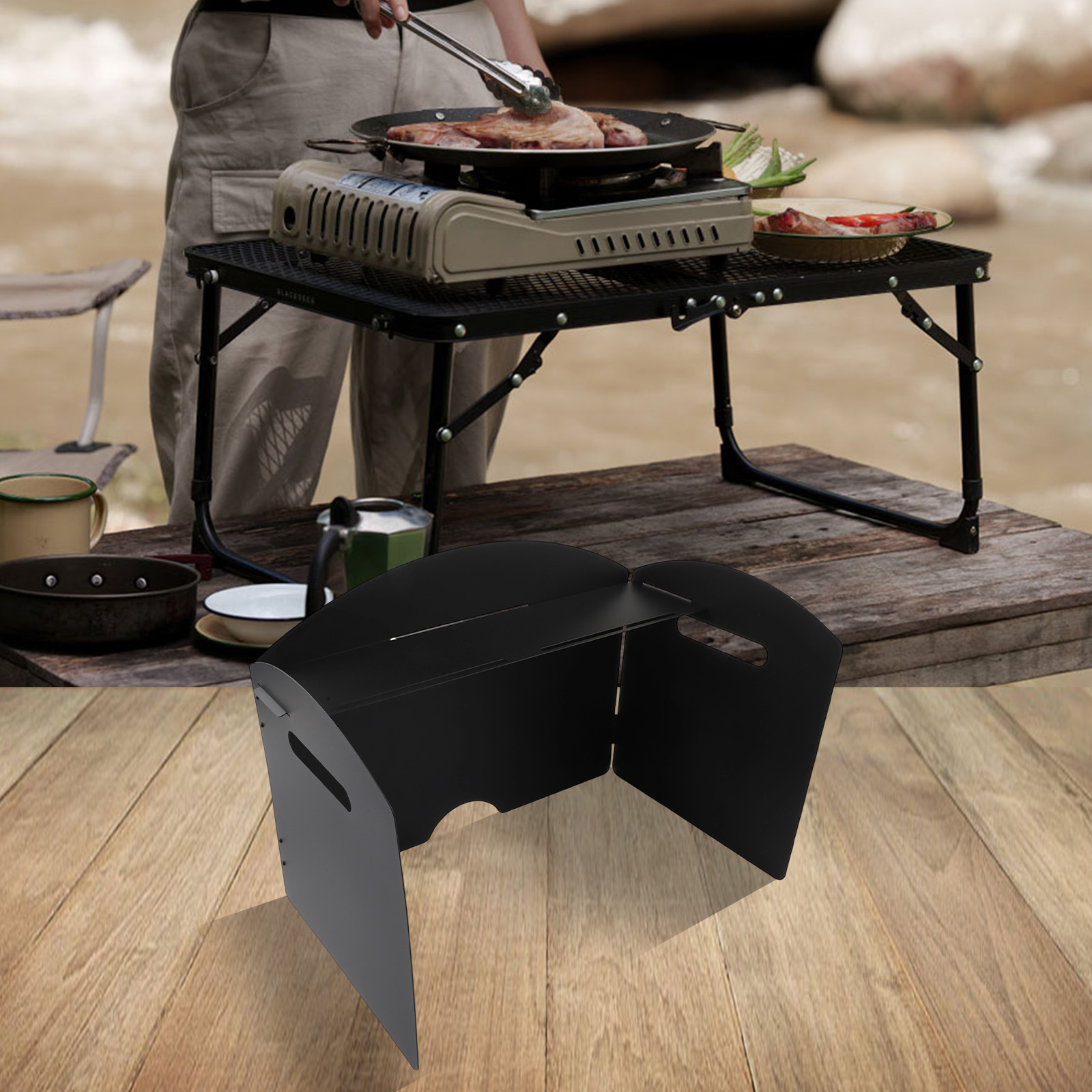 Outdoor-Kochen, Campingausflüg – Camping Cooking Wind Blocker Bewertung und Preis