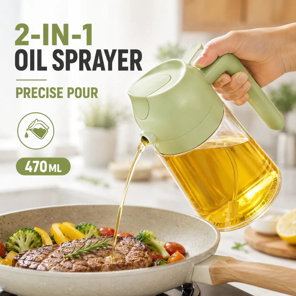 2-in-1 Olivenöl-Sprühflasche m – Camping Cooking Area Bewertung und Preis