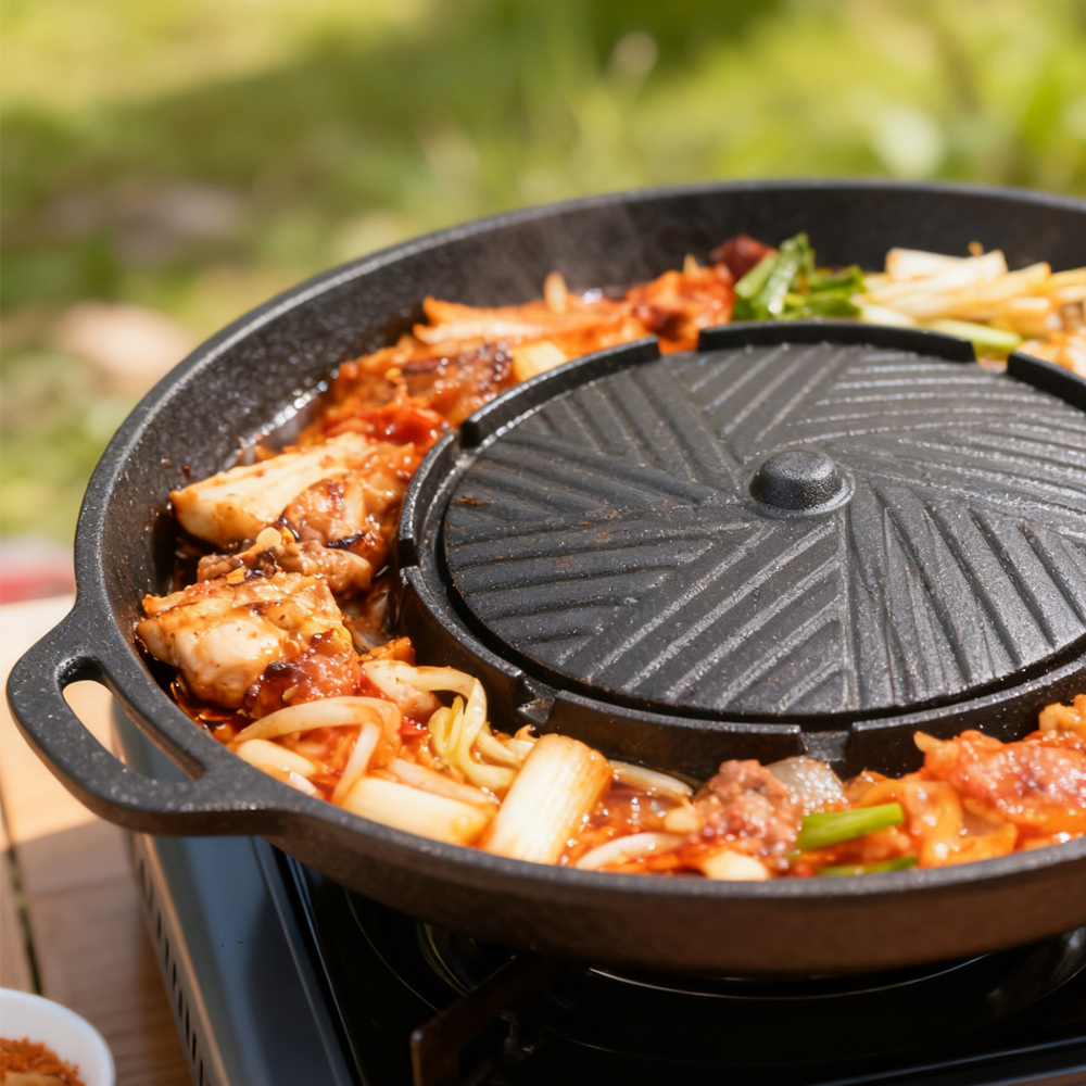 KOSUN Koreanische BBQ-Grillpfa – Camping Cooking And Eating Bewertung und Preis