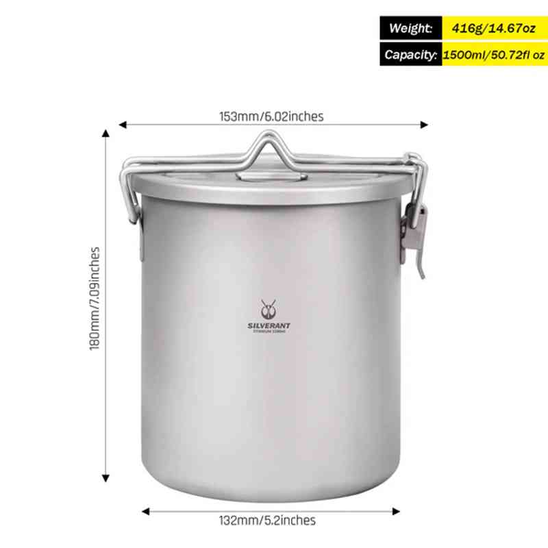 Silverant Camping Titan Topf U – Camping Cooking Set With Bag Bewertung und Preis