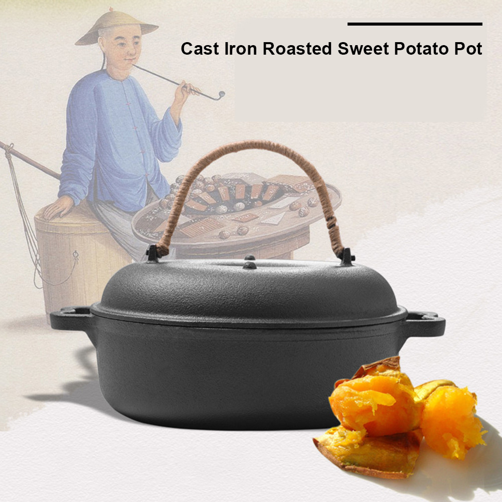 28cm Gusseisen-Süßkartoffelpfa – Camping Cooking Vegetables Bewertung und Preis