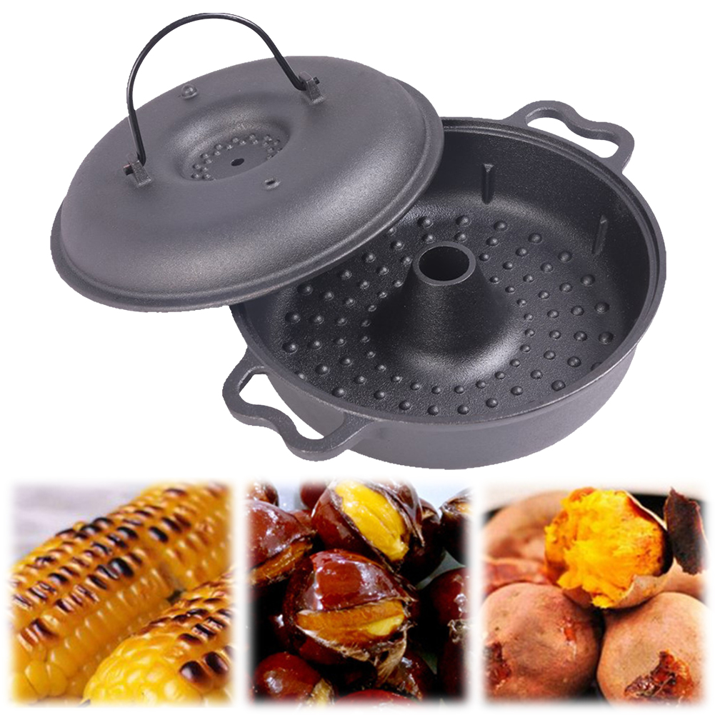 28cm Gusseisen-Süßkartoffelpfa – Camping Cooking Vegetables Bewertung und Preis