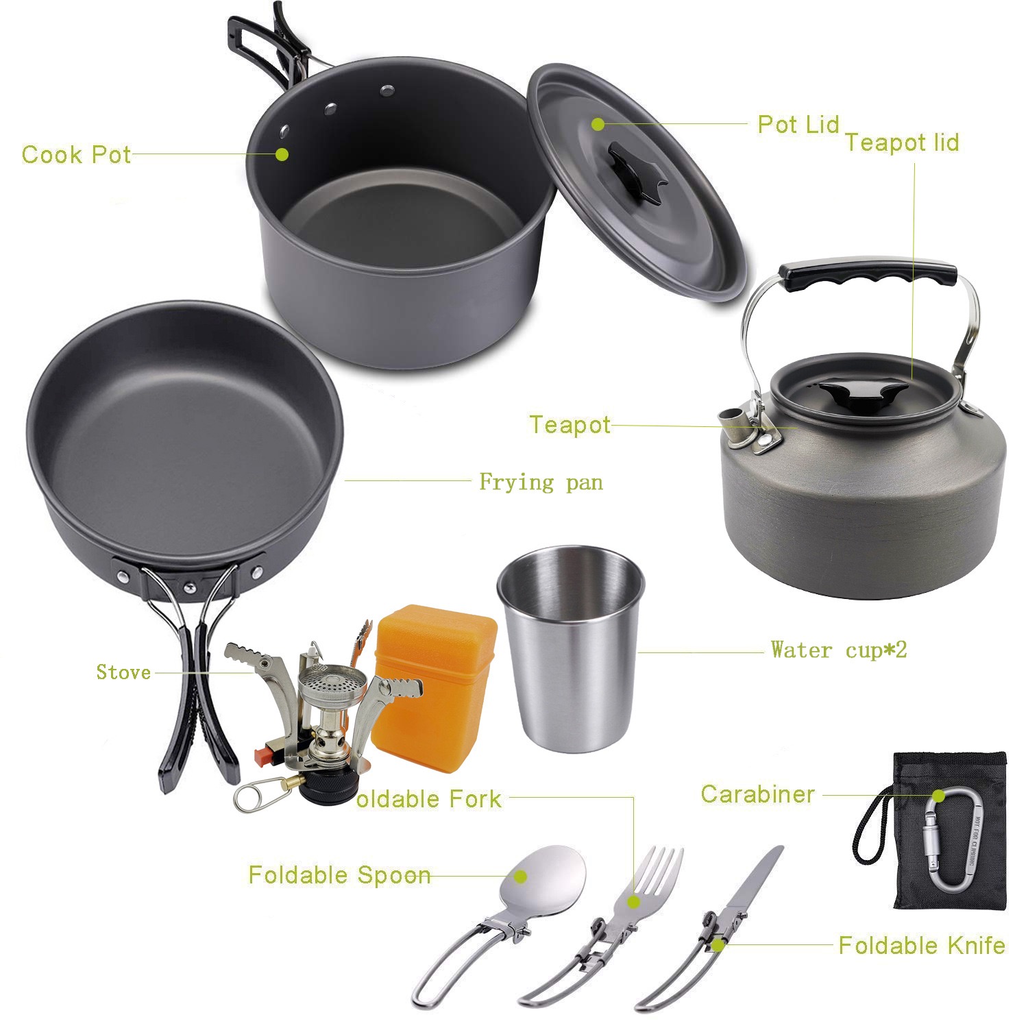 Outdoor-Camping-Kochset, Outdo – Camping Cooking Vegetables Bewertung und Preis