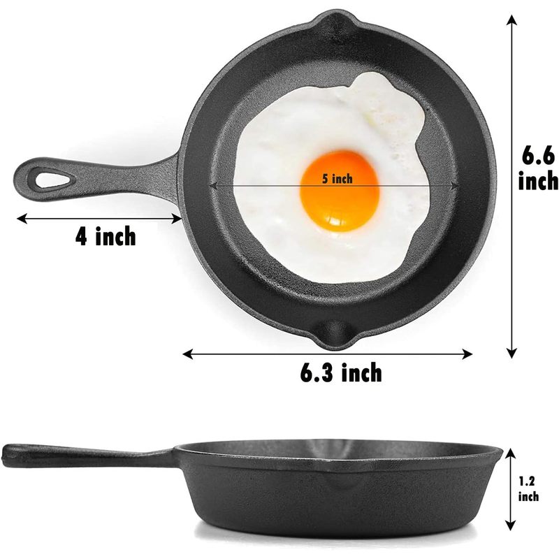 6-Zoll-Gusseisenpfanne, Bratpf – Camping Cooking Ovens Bewertung und Preis