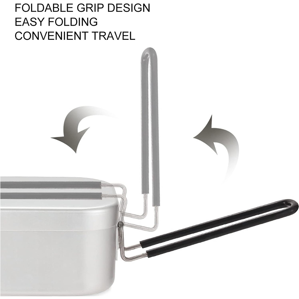 800ML Aluminium Mittagessen Bo – Camping Cooking Rack Bewertung und Preis
