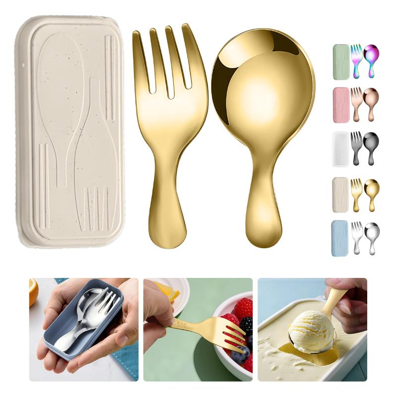 Edelstahl-Geschirr-Set, Löffel – Camping Cooking Area Bewertung und Preis