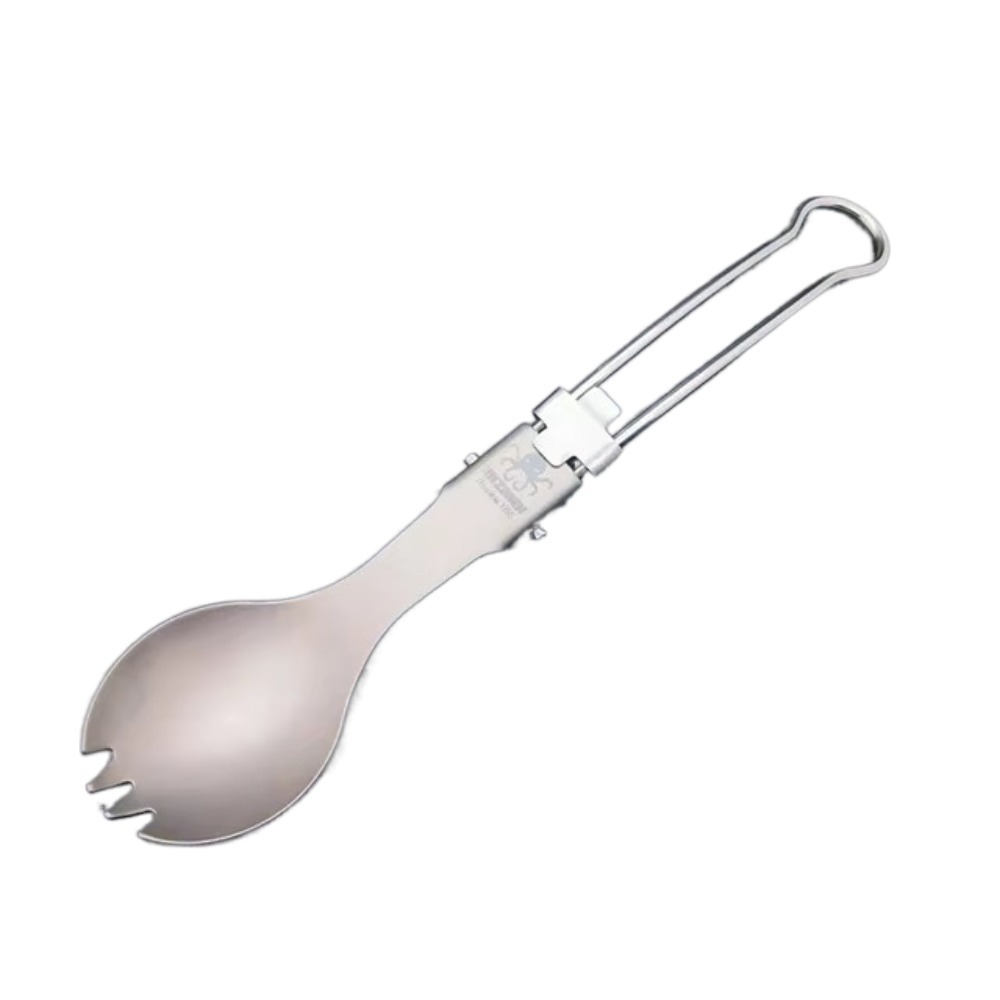 Halbpoliertes Titan-Klapp-Göff – Camp Spork Set Bewertung und Preis