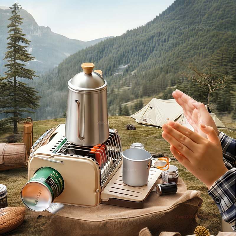 1200W Camping-Gaskocher, tragb – Camping Cooking Set Lightweight Bewertung und Preis