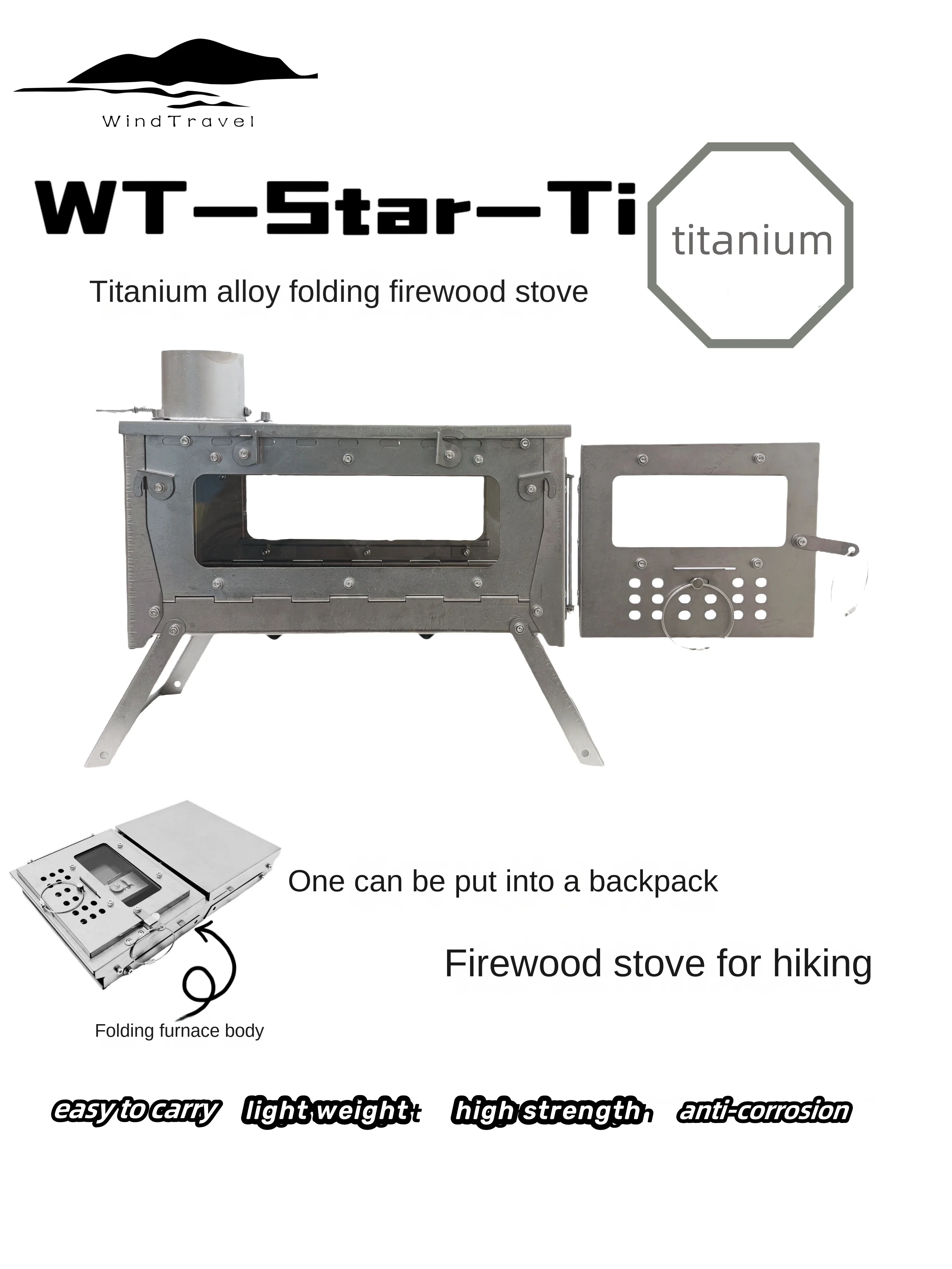 WT Star Ti Klappbarer Brennhol – Camping Cooking Fuel Bewertung und Preis