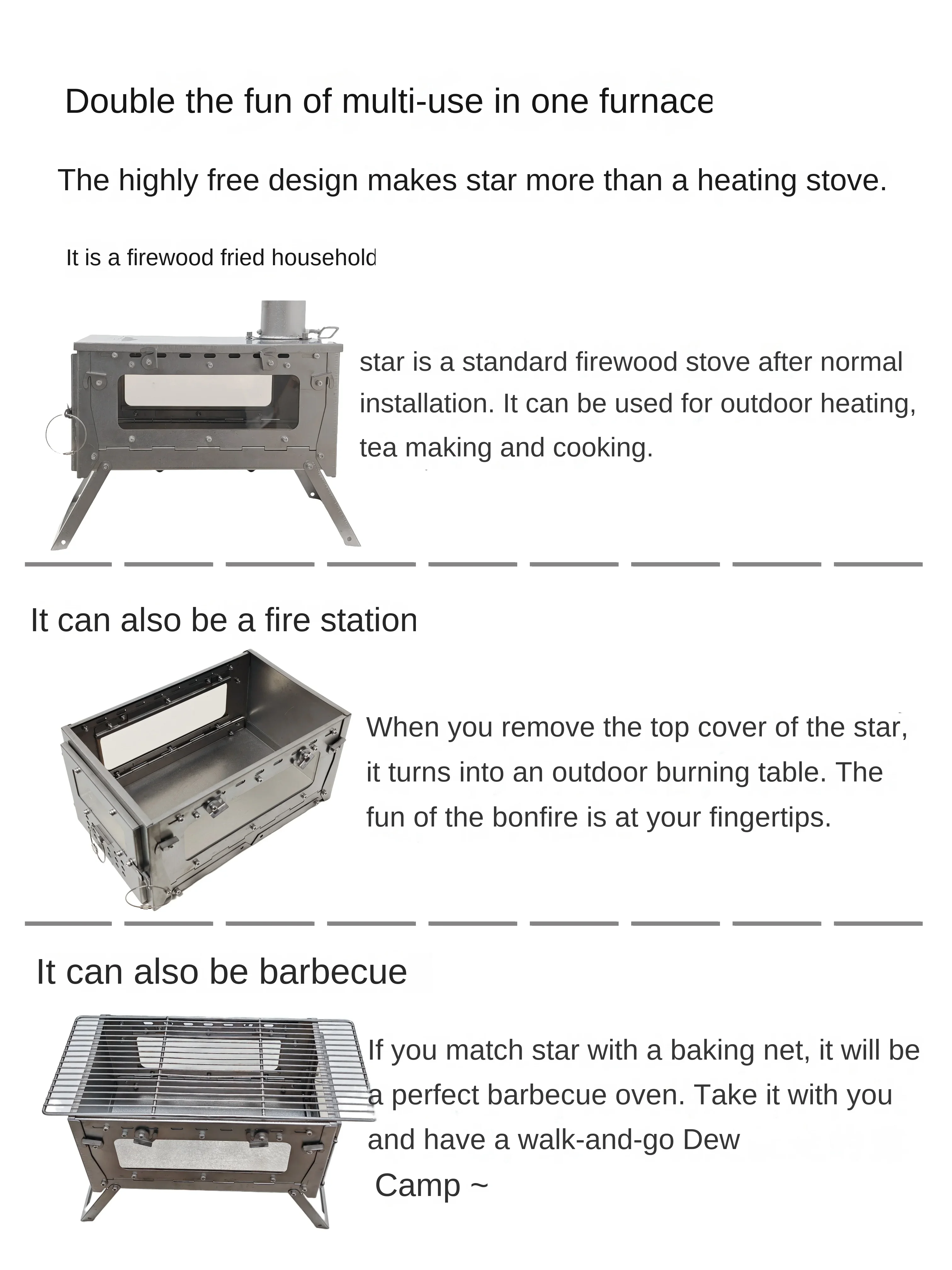 WT Star Ti Klappbarer Brennhol – Camping Cooking Fuel Bewertung und Preis
