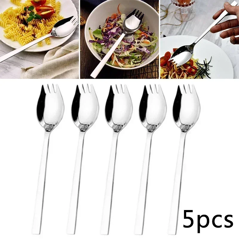 5 stücke Spork Set Suppe Löffe – Camp Spork Set Bewertung und Preis