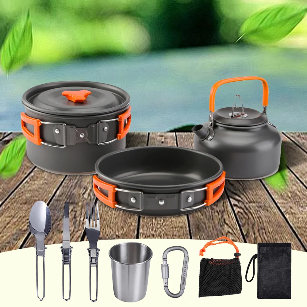 Camping-Kochgeschirr-Set, Wass – Camping Cooking Set Lightweight Bewertung und Preis