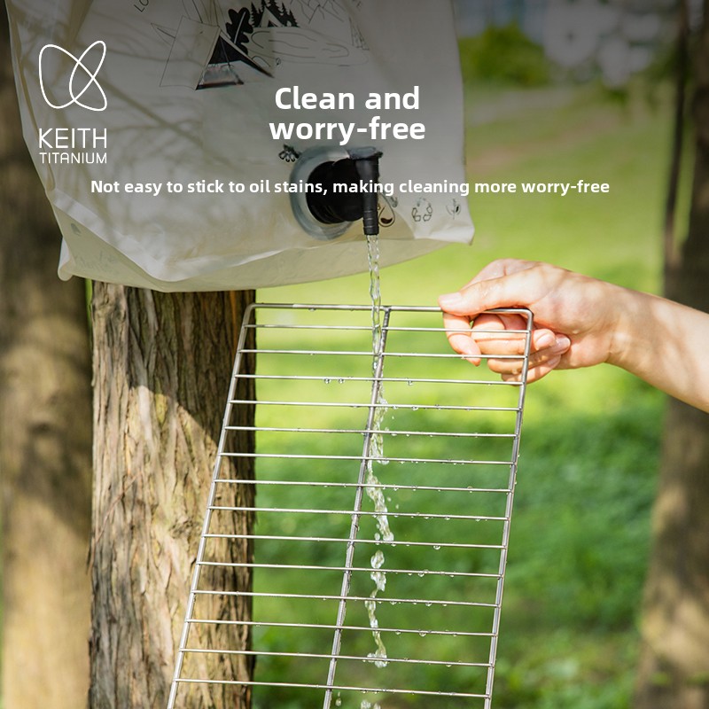 KEITH Grillnetz aus reinem Tit – Camping Cooking Rack Bewertung und Preis